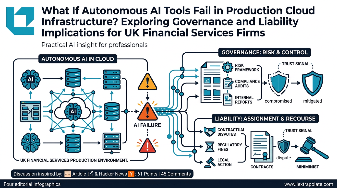 What Happens If Autonomous AI Tools Fail in Production Cloud Infrastructure? Exploring Governance and Liability Implications for UK Financial Services Firms