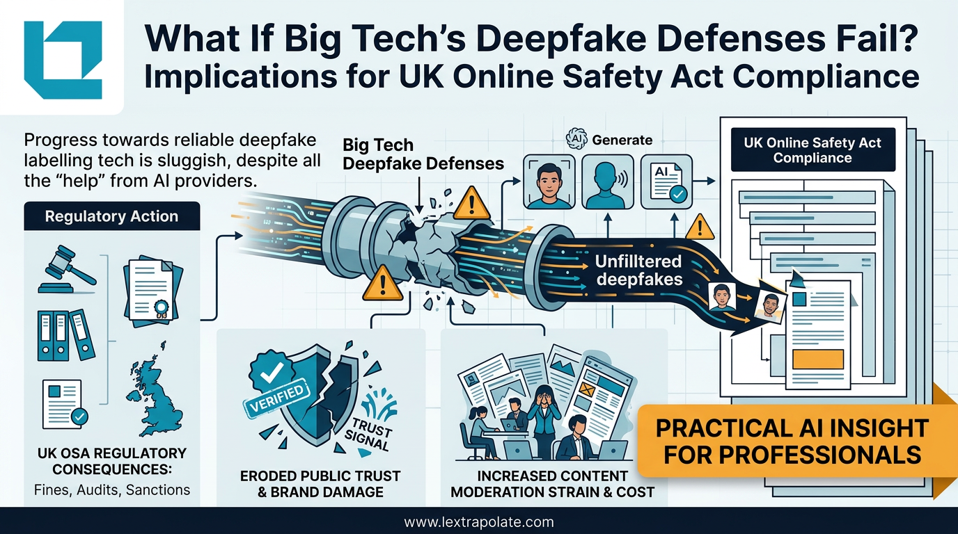 What If Big Tech's Deepfake Defences Fail? Implications for UK Online Safety Act Compliance