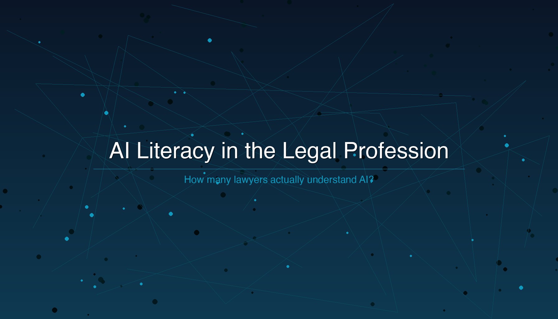 How Many Lawyers Actually Understand AI? Fewer Than You Think.