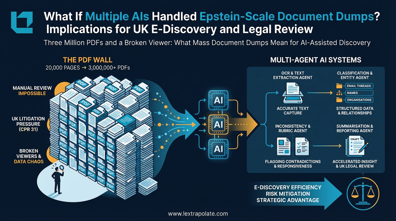 Three Million PDFs and a Broken Viewer: What Mass Document Dumps Mean for AI-Assisted Discovery