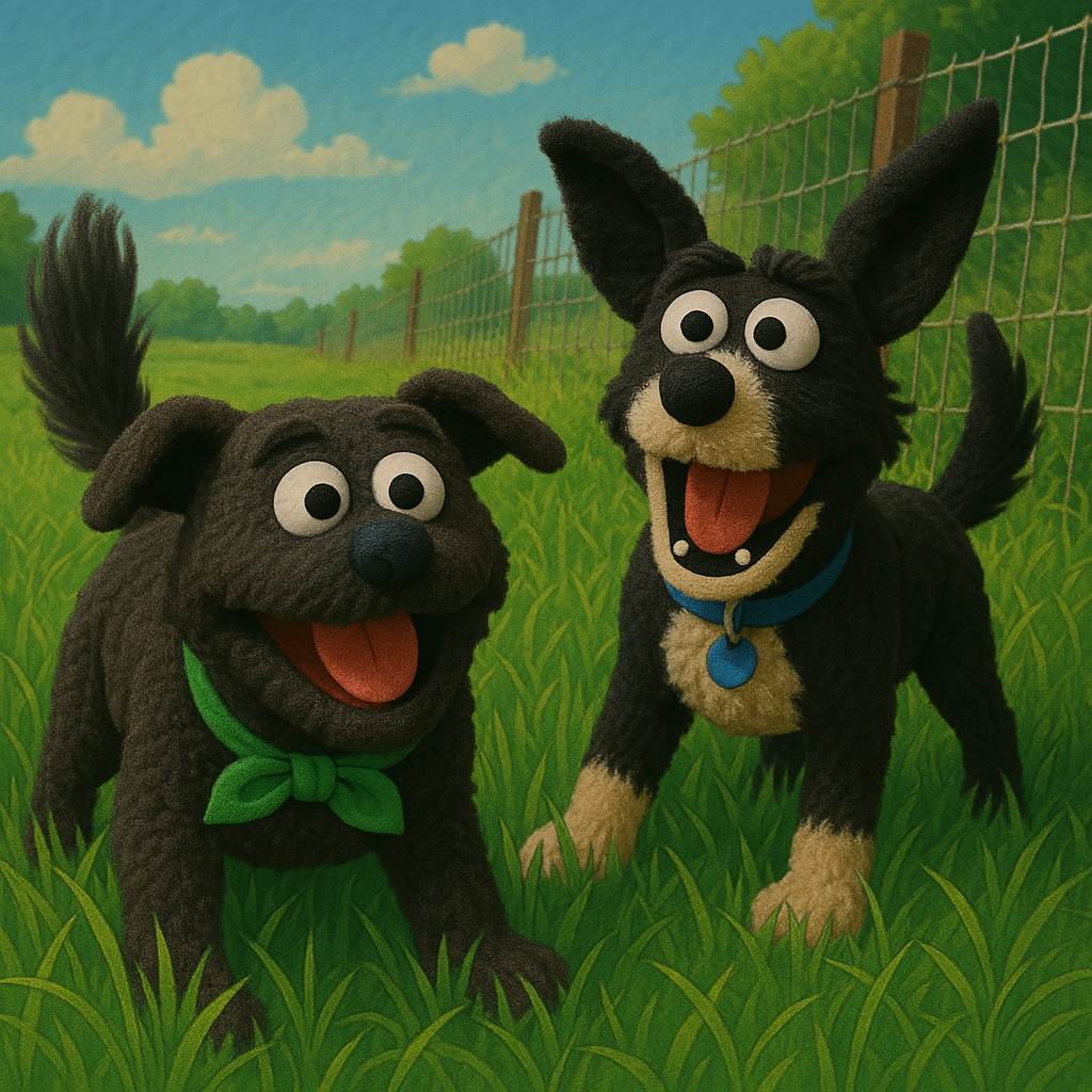 our dogs muppetified